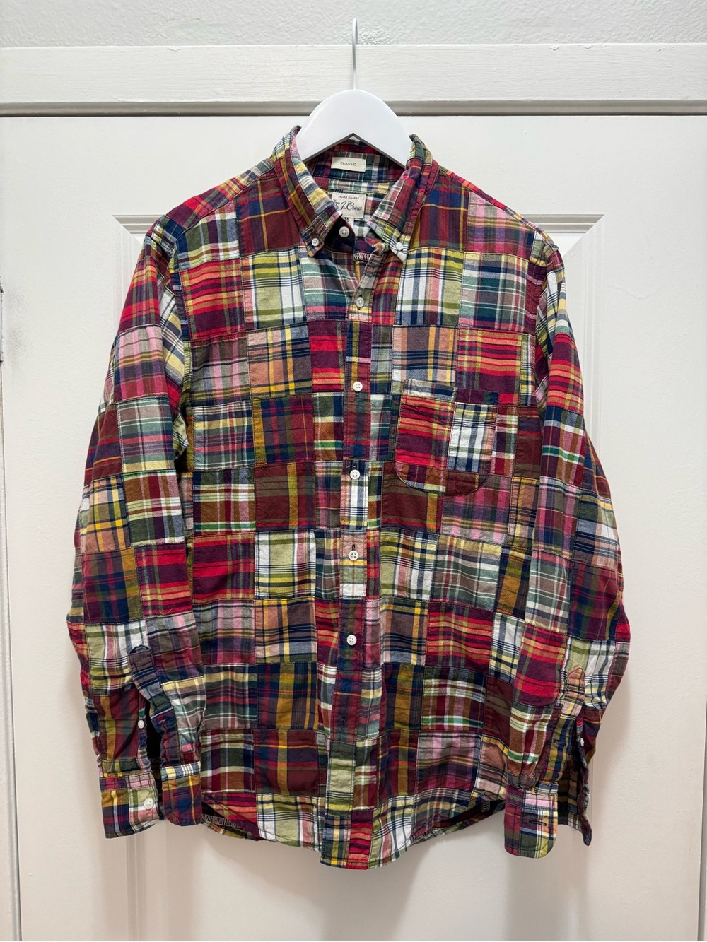J.Crew Classic Fit Indian Madras Shirt in Plaid